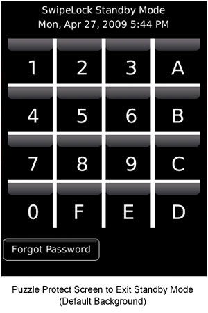SwipeLock - Puzzle Protect Screen to Exit Standby Mode (Default Background)